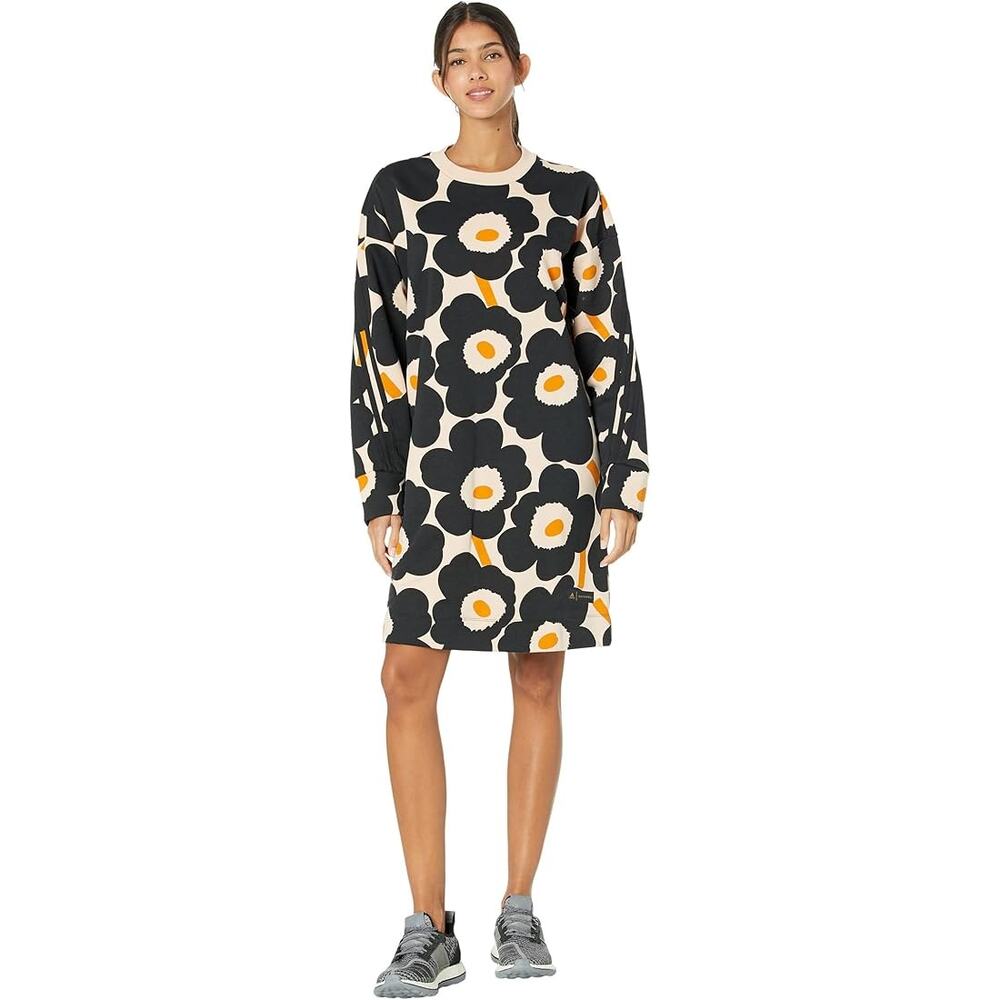 Marimekko Adidas Unikko Graphic Sweater Dress Size S
